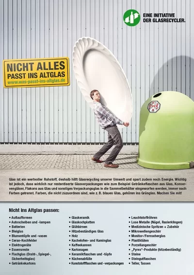 Glasrecyclingtag 2019