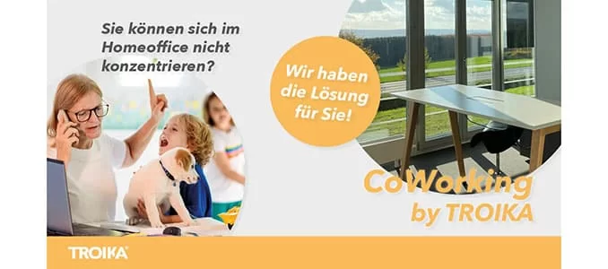 CoWorkingSpace bei TROIKA im Medienpark Wersterwald