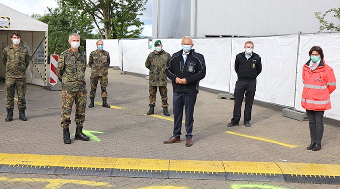 Bundeswehr unterstützt Fieberambulanz